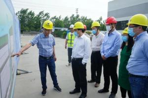 市國資委黨委書記、主任婁顯杰一行調(diào)研建筑工業(yè)化PC構(gòu)件生產(chǎn)基地與
