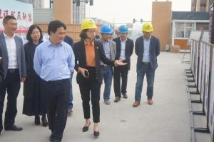 市國資委黨委書記、主任婁顯杰赴市北32號地塊調研“紅色工地”建設